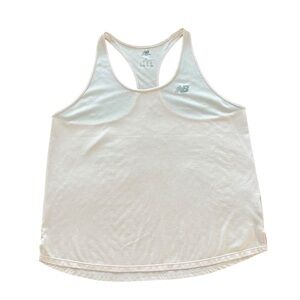 New Balance Women's Light Cream Peach Tank Top Size Large‎